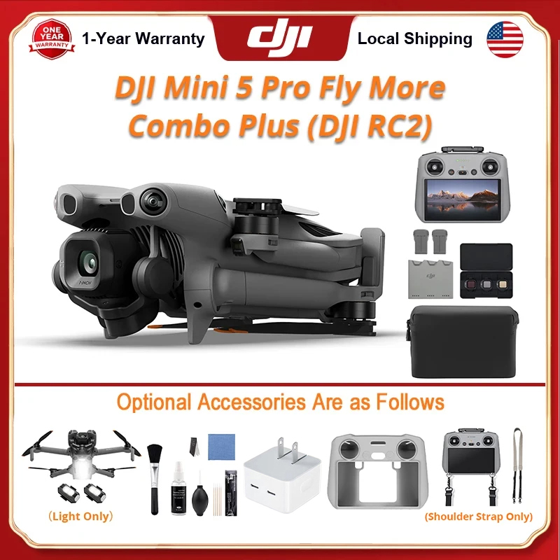 DJI Mini 5 Pro Fly More Combo  - Drone Kit With Camera review and price