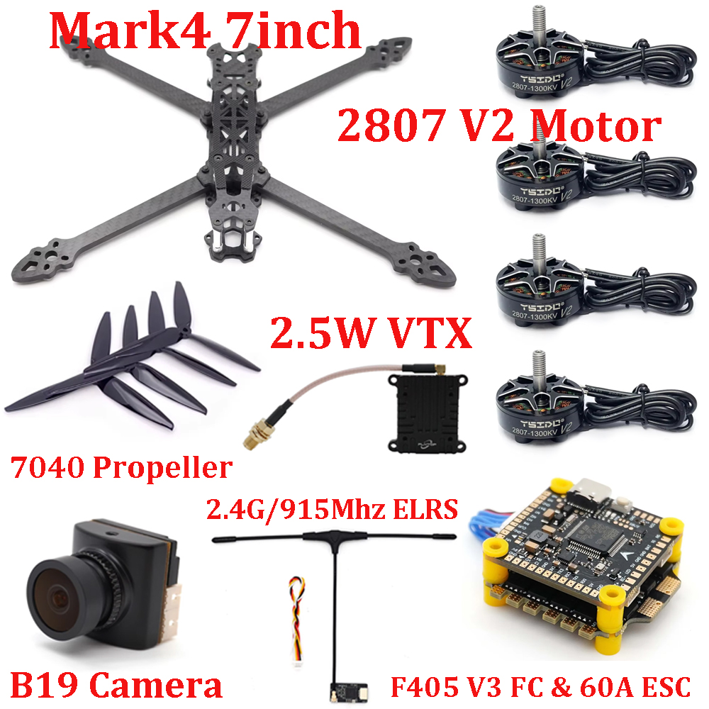 Mark4 7inch Frame Kit F405 V3  - Drone Kit Build Yourself review and price